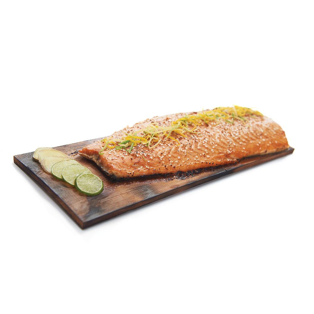 broil king cedar grilling planks with food 63280