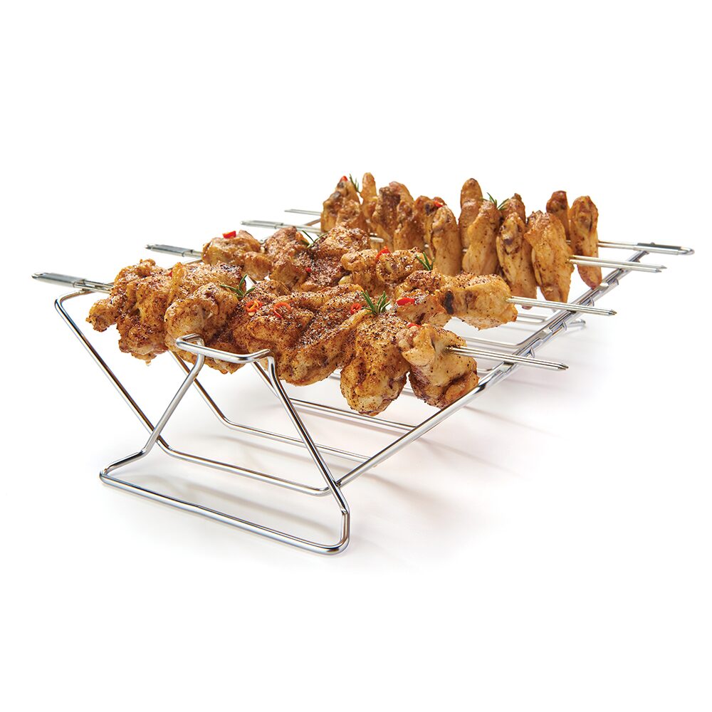 broil king reversable skewer and rib rack 64233