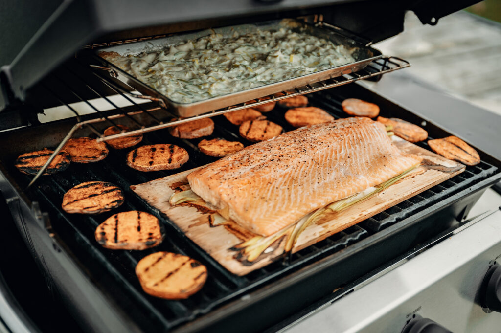 broil king porta chef smoked salmon